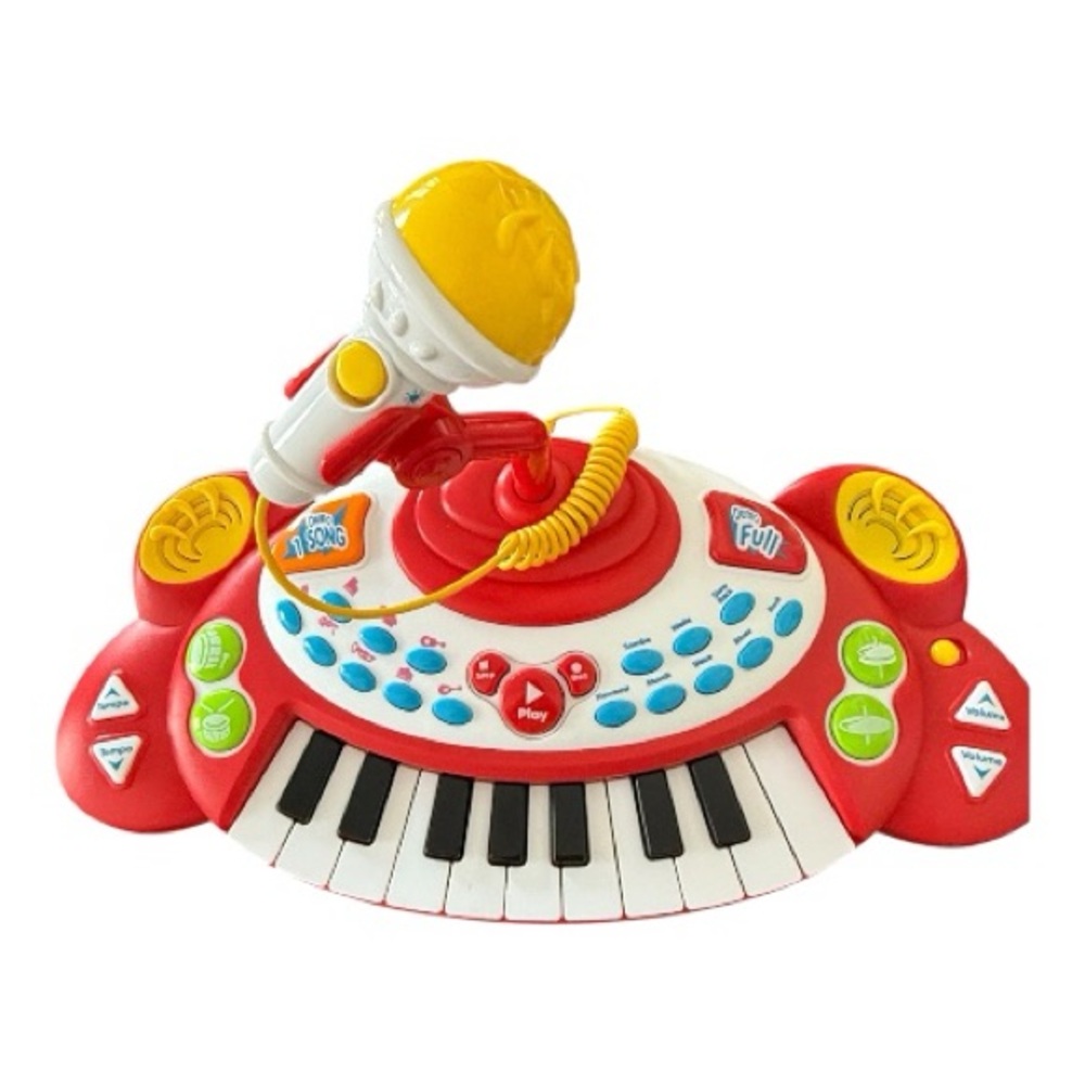 Kids Musical Keyboard Piano with Microphone | Lights & Sounds | Learning Toy